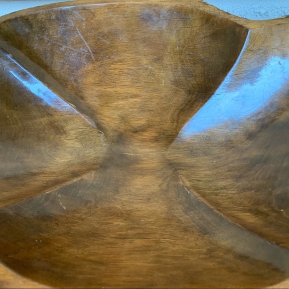 El Mayan Indian Art wooden bowl - Picture 9 of 12